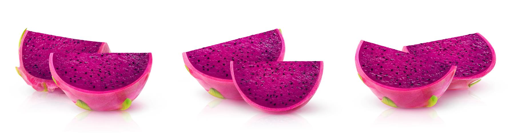 dragon fruit wedge cut