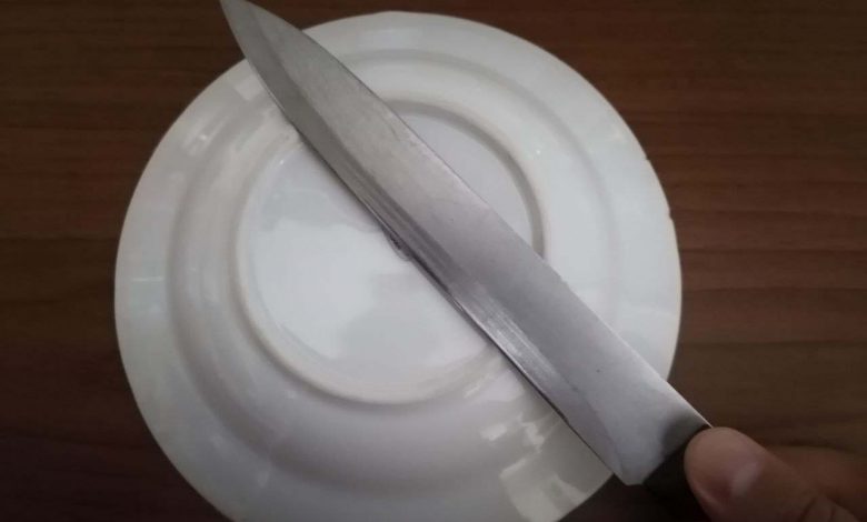 knife sharpening trick