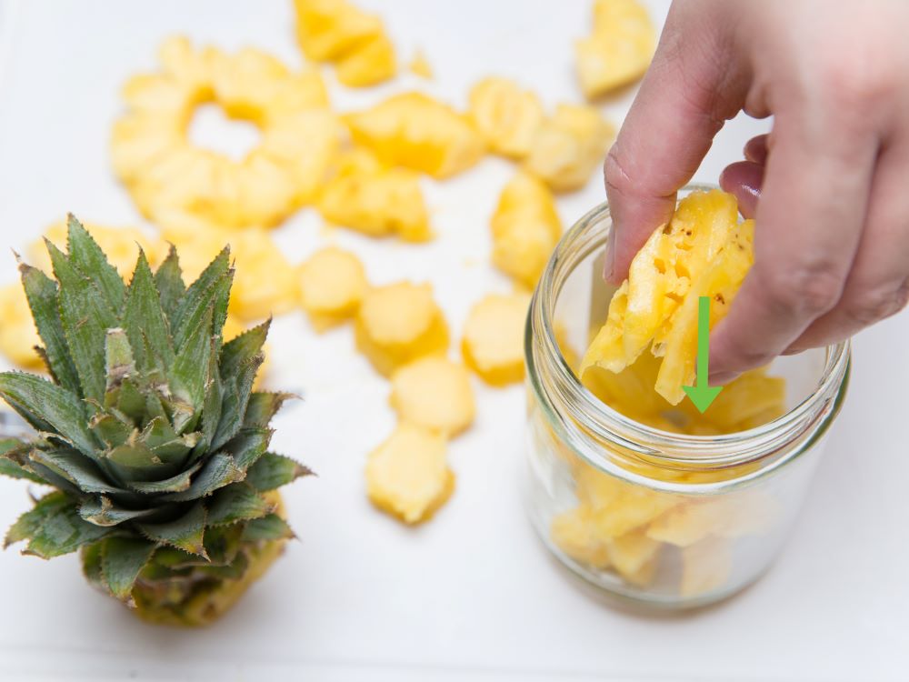 storing pineapples 