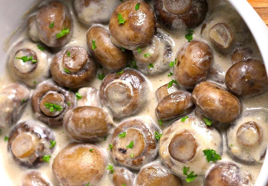 Creamy Garlic Mushrooms 