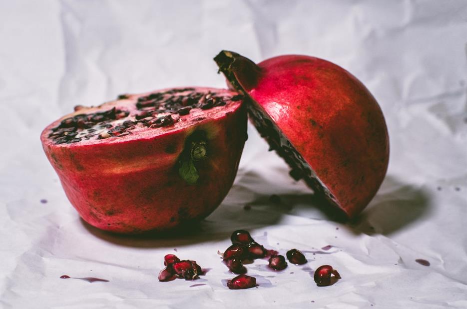 Halved Pomegranate Image