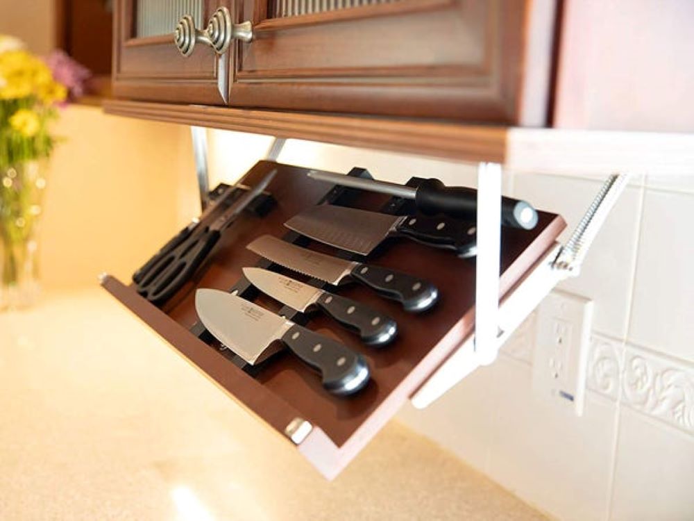 under cabinet storage