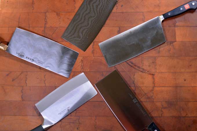Different types of Chinese cleaver 
