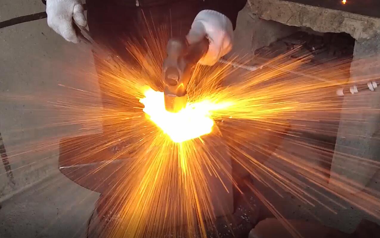 Making San Mai steel 
