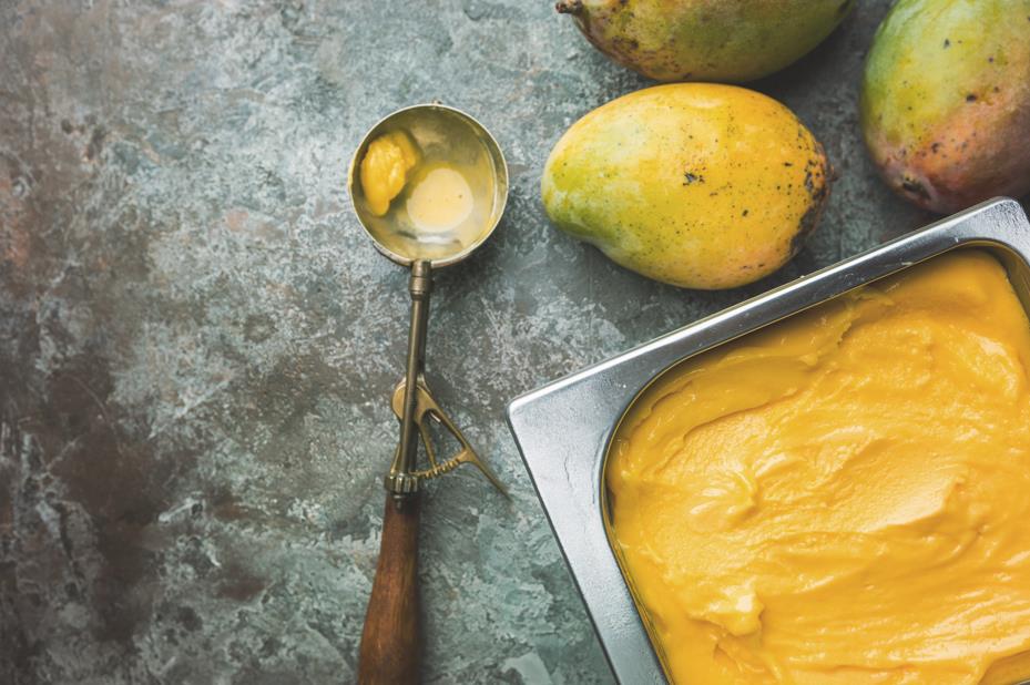 Mango sorbet