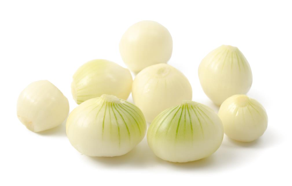 Peeled pearl onions 