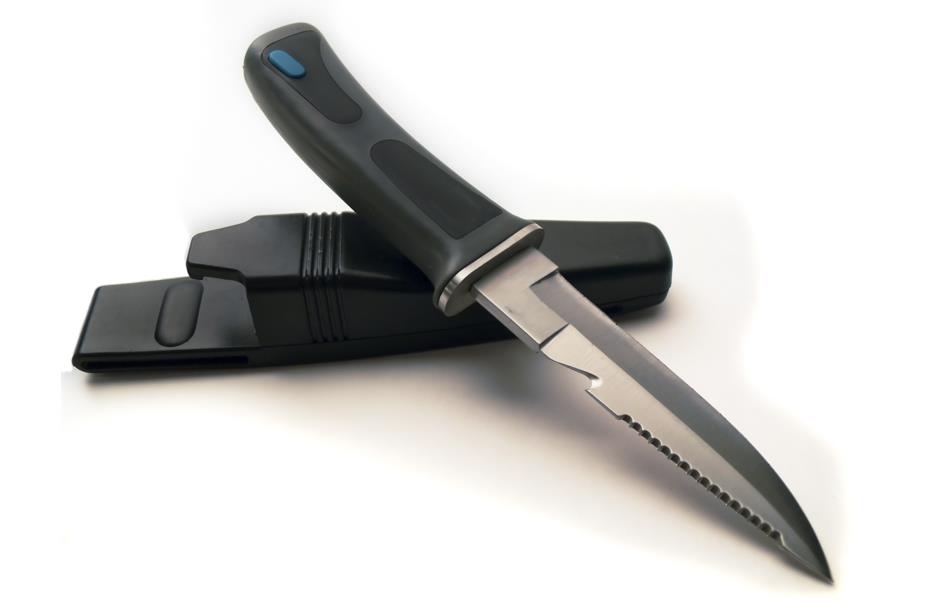Plastic knife sheath