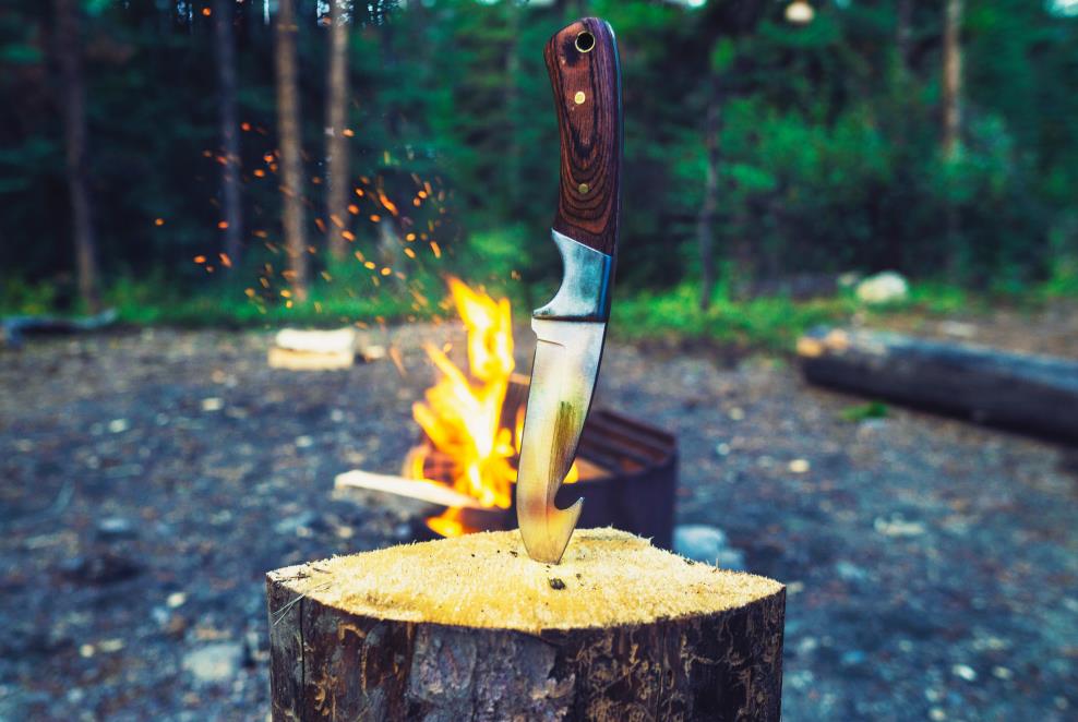 What is a camping cooking knife