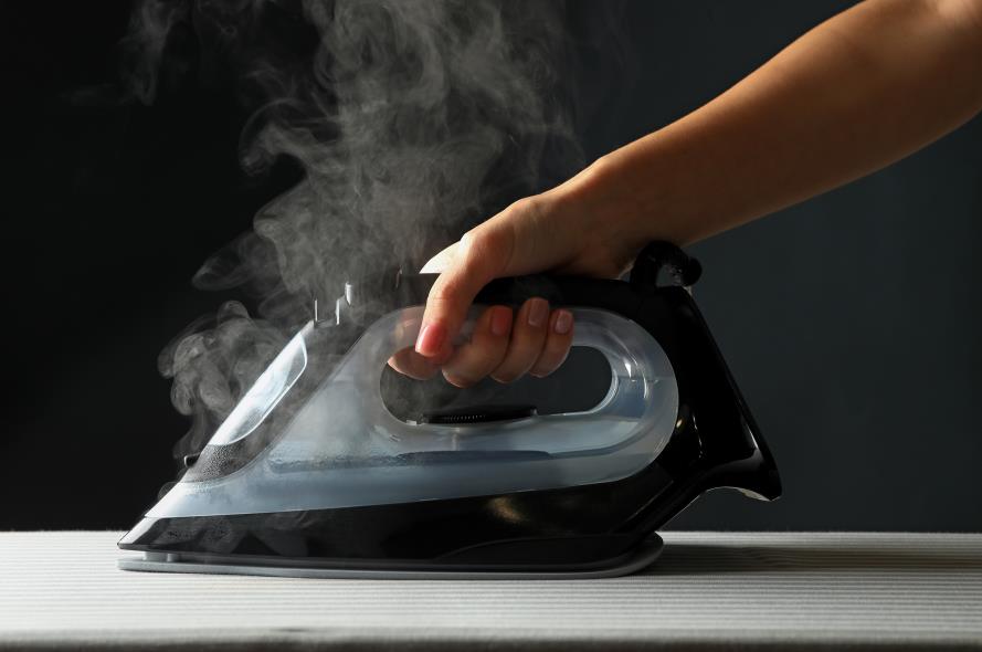 Ironing the cutting board