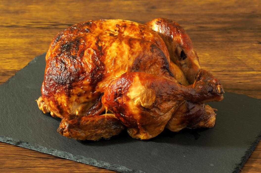 Serving a rotisserie chicken