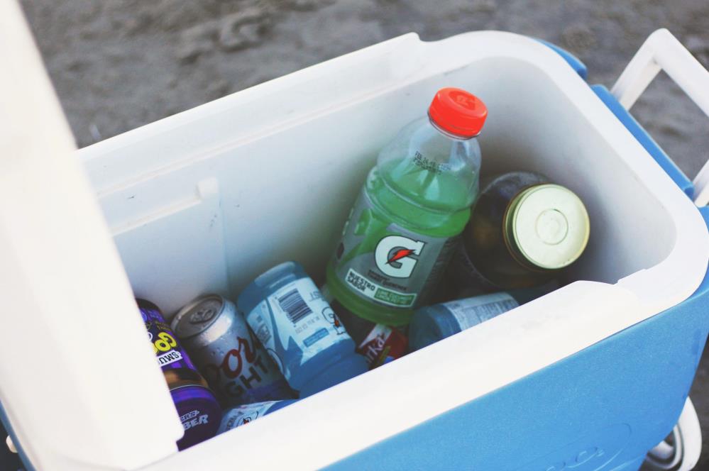 Using a cooler to freeze your beverages