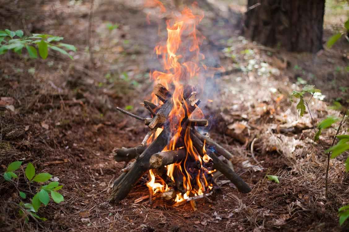 how to maintain the campfire you built