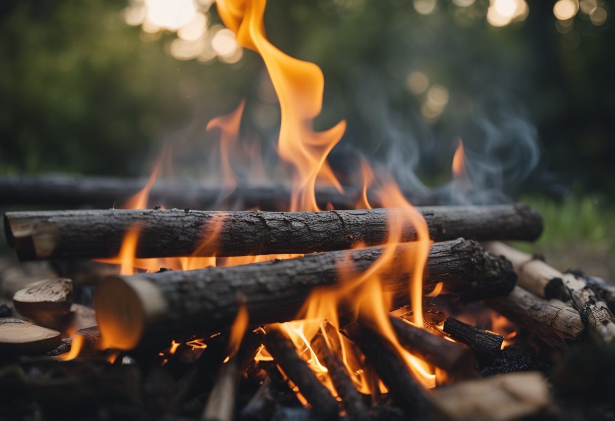 how to maintain a campfire